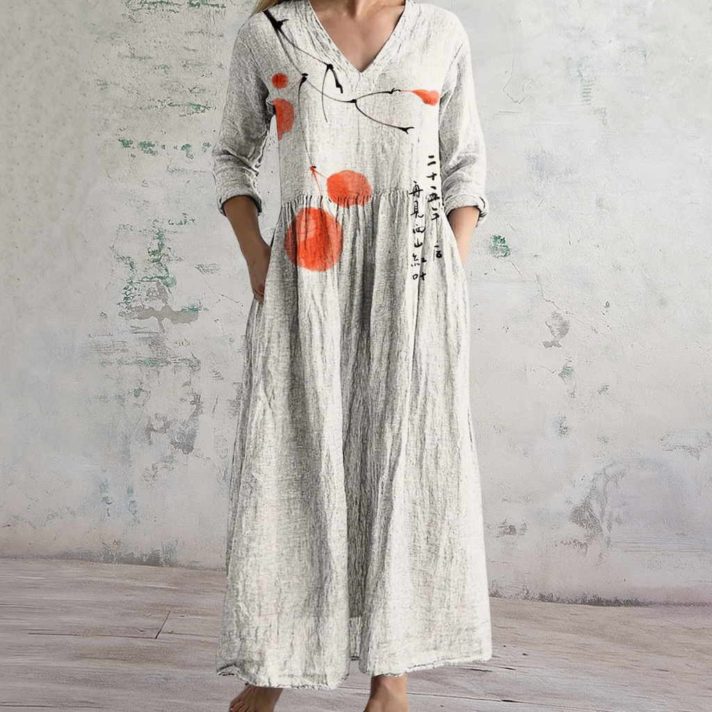 Harmony | Artistic Maxi Dress