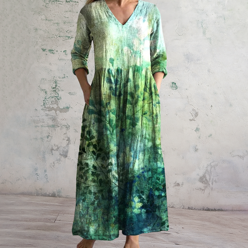 Aurora | Tie-Dye Maxi Dress