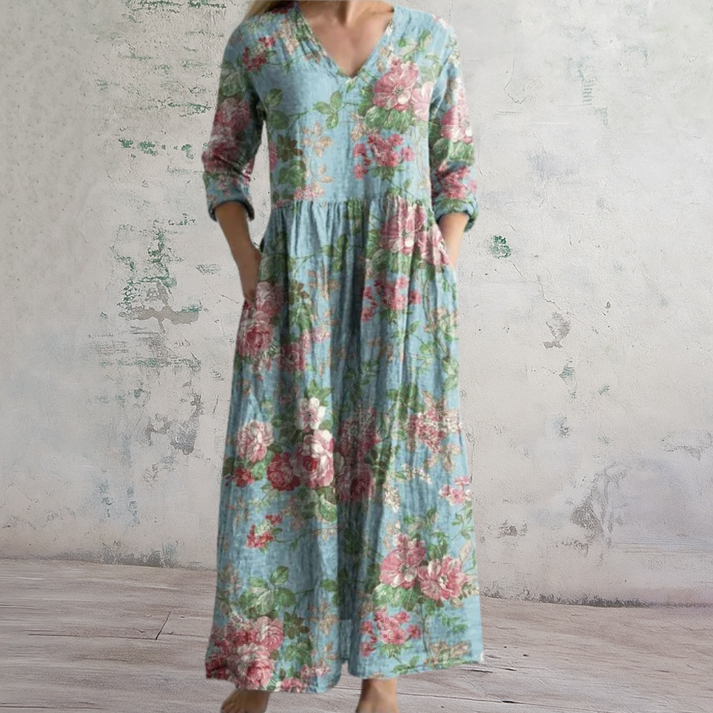 Ophelia | Rose Garden Maxi Dress