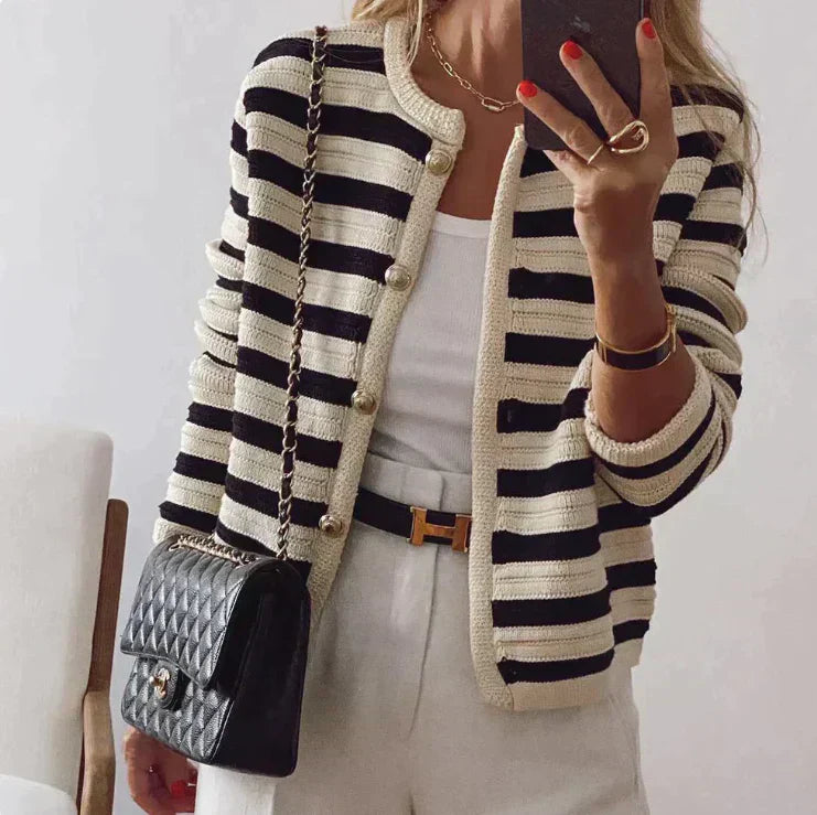 Eileen | Striped Cardigan