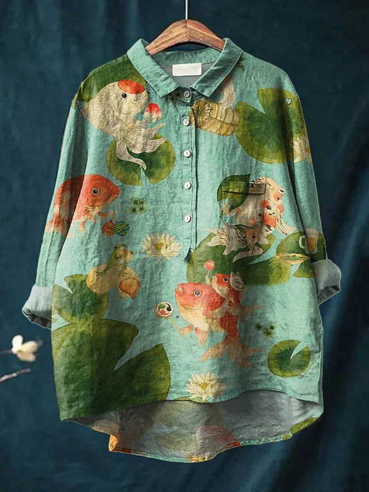 Isla | Art Print Shirt