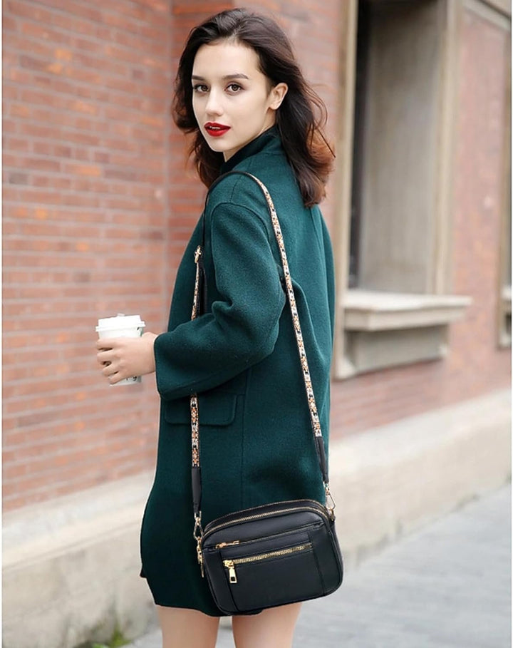 Sophia | Refined Leather Shoulder Bag