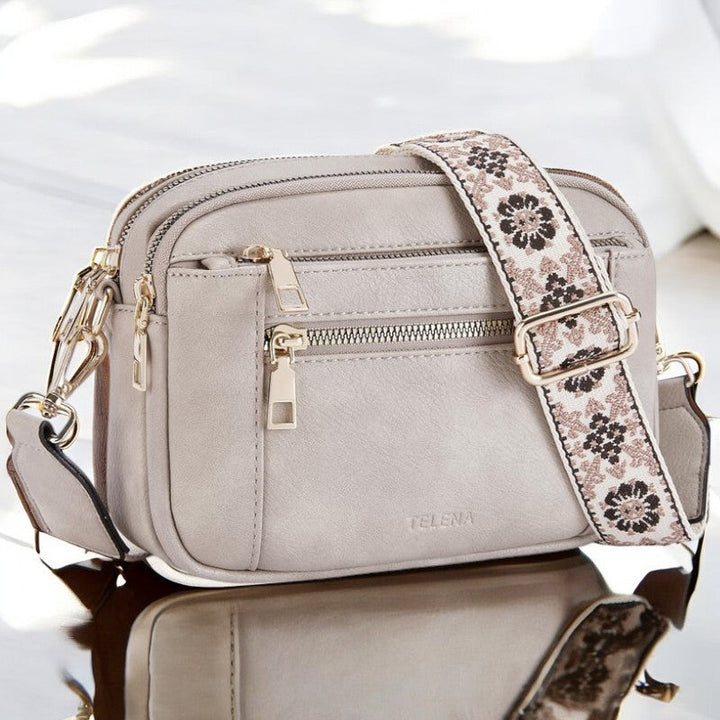 Sophia | Refined Leather Shoulder Bag