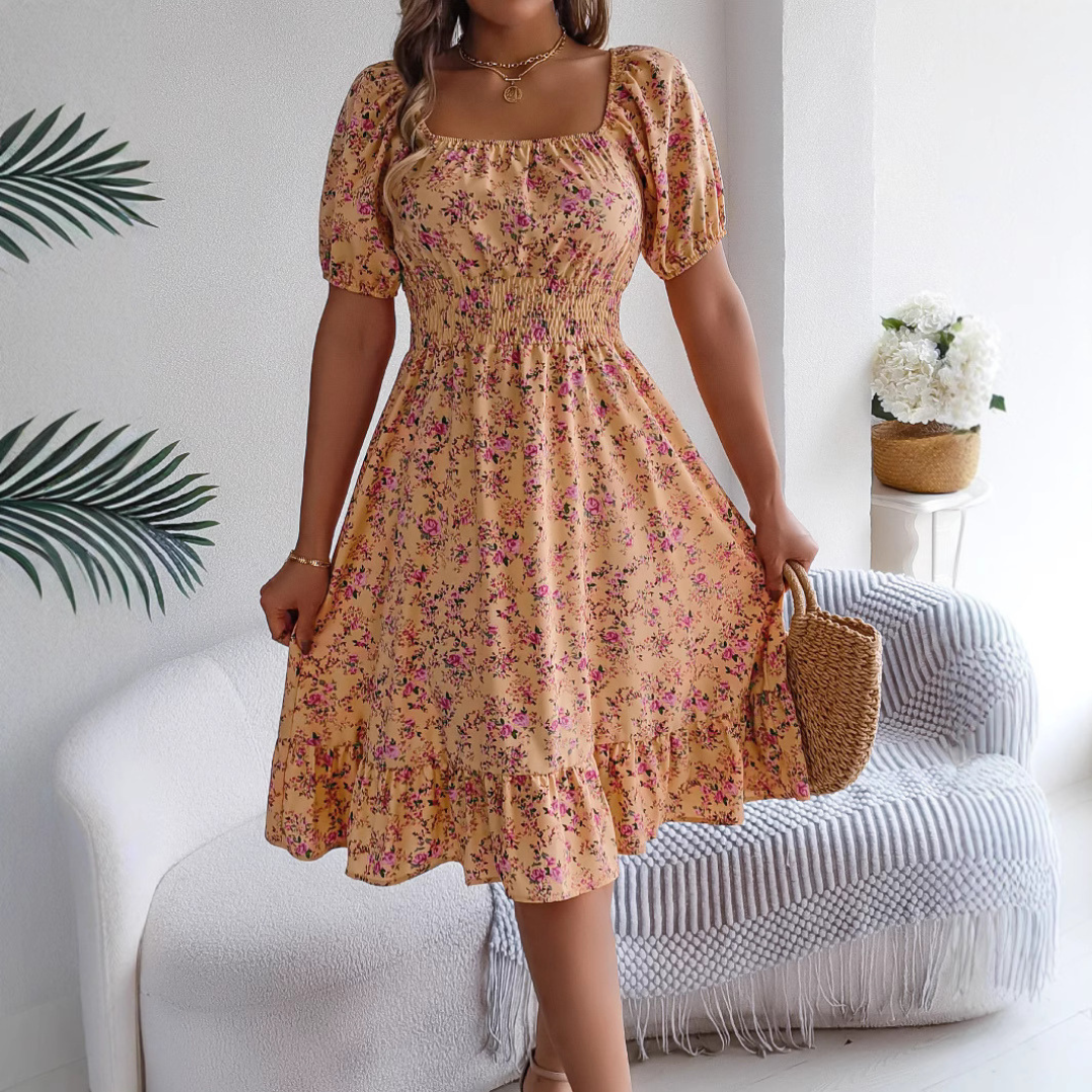 Maddy | Floral Smocked Dress