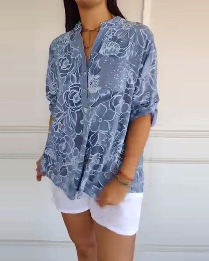 Sandra | Floral Print Blouse