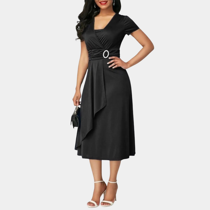 Sophia | Wrap Midi Dress