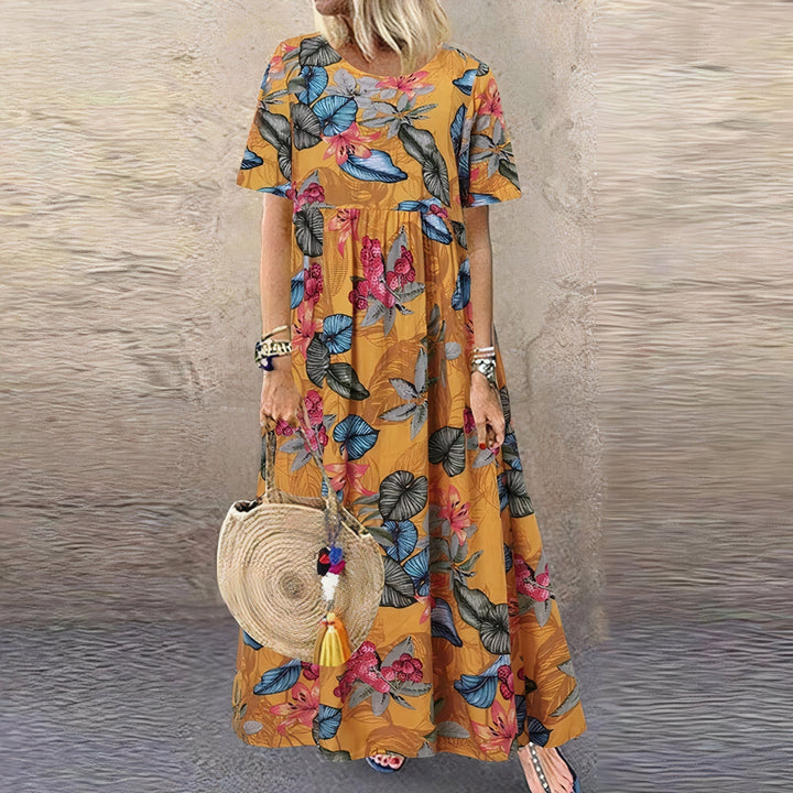 Lotte Vibrant Floral Maxi Dress