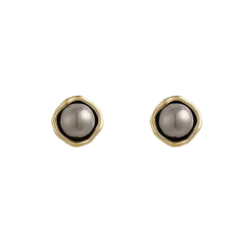 Jaelith | Black Pearl Earrings