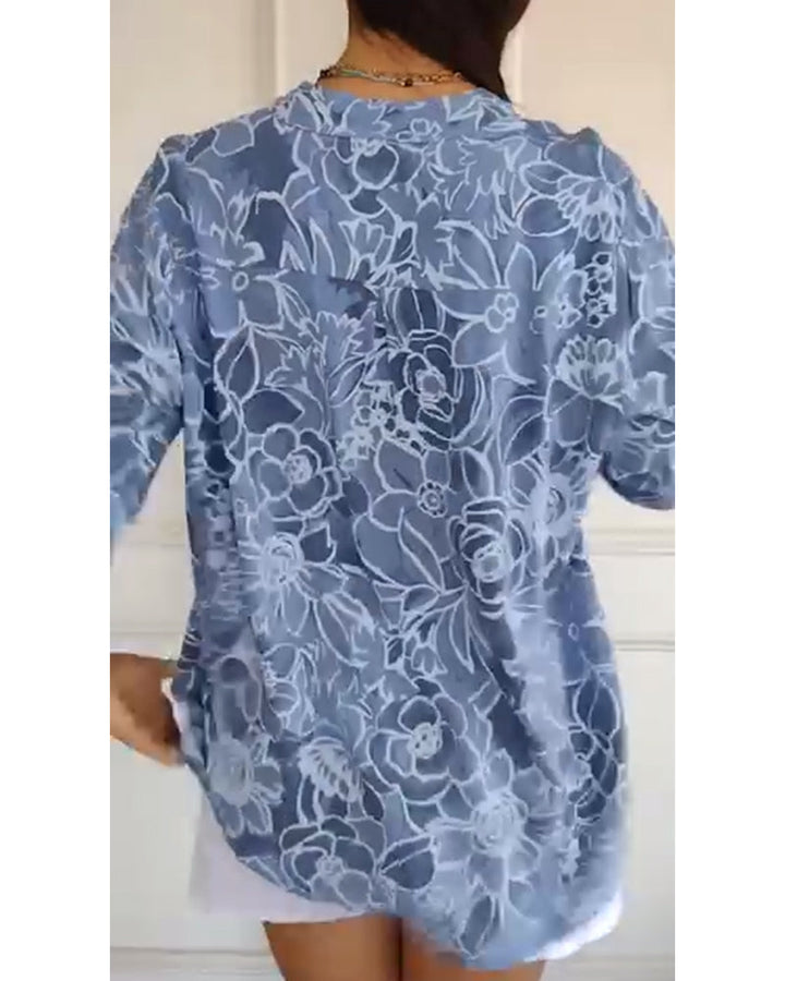 Sandra | Floral Print Blouse