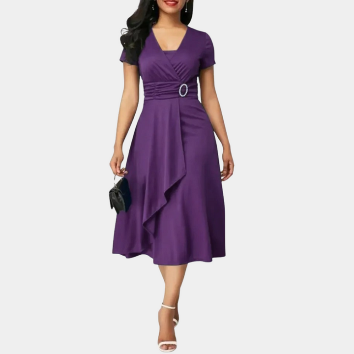 Sophia | Wrap Midi Dress