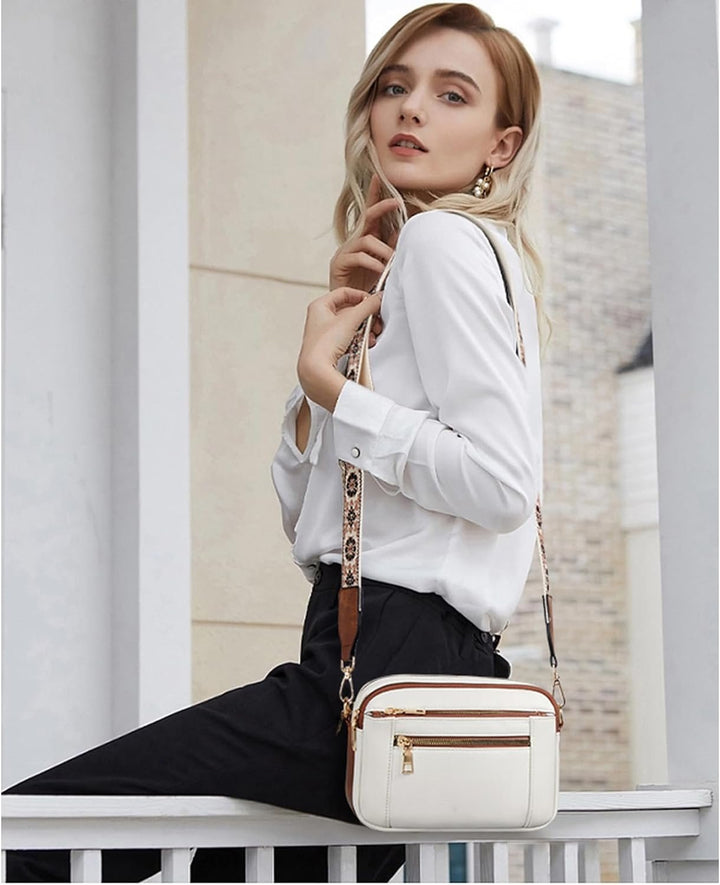 Sophia | Refined Leather Shoulder Bag