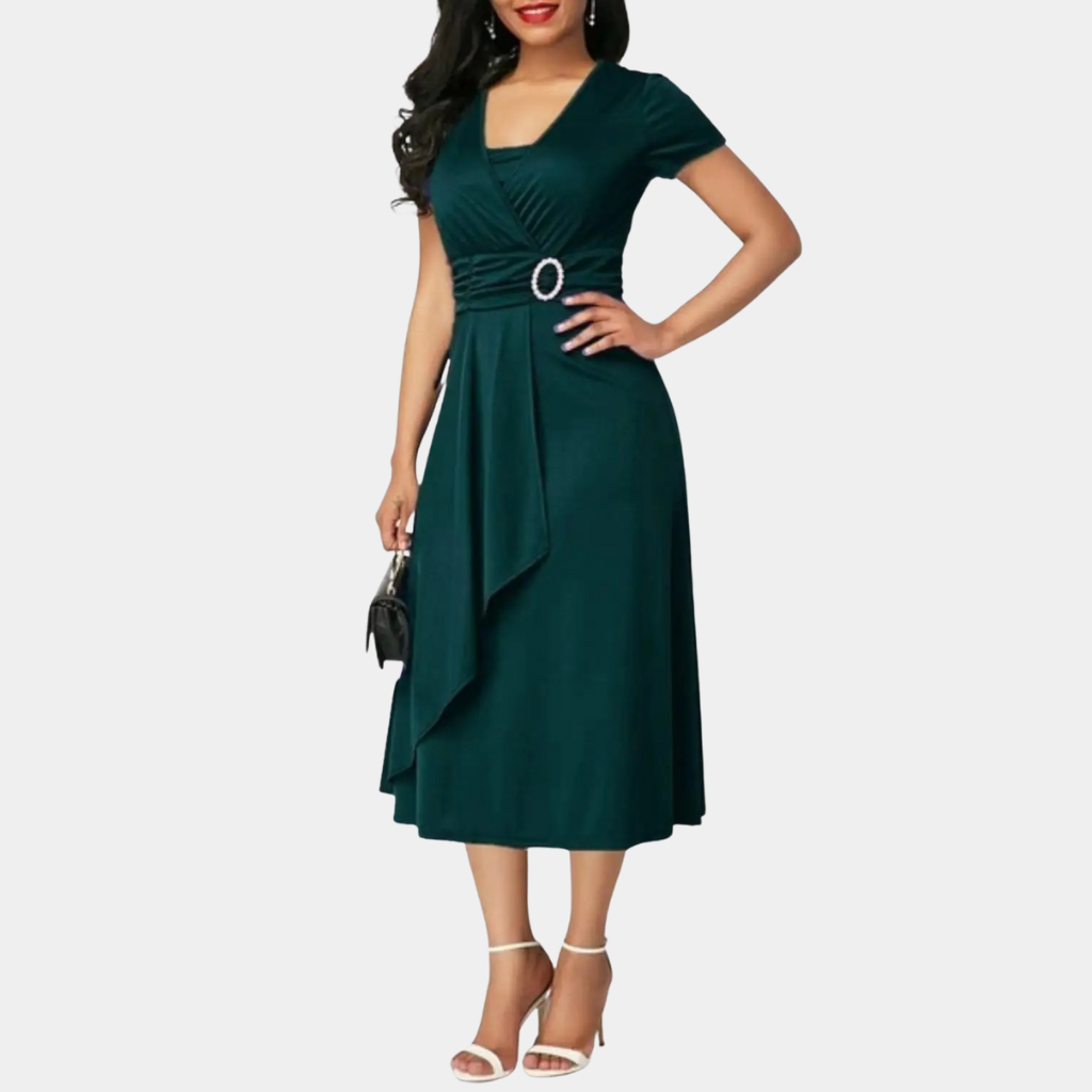 Sophia | Wrap Midi Dress