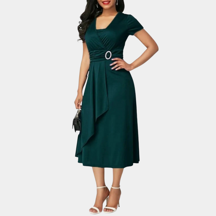 Sophia | Wrap Midi Dress