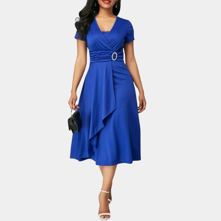 Sophia | Wrap Midi Dress