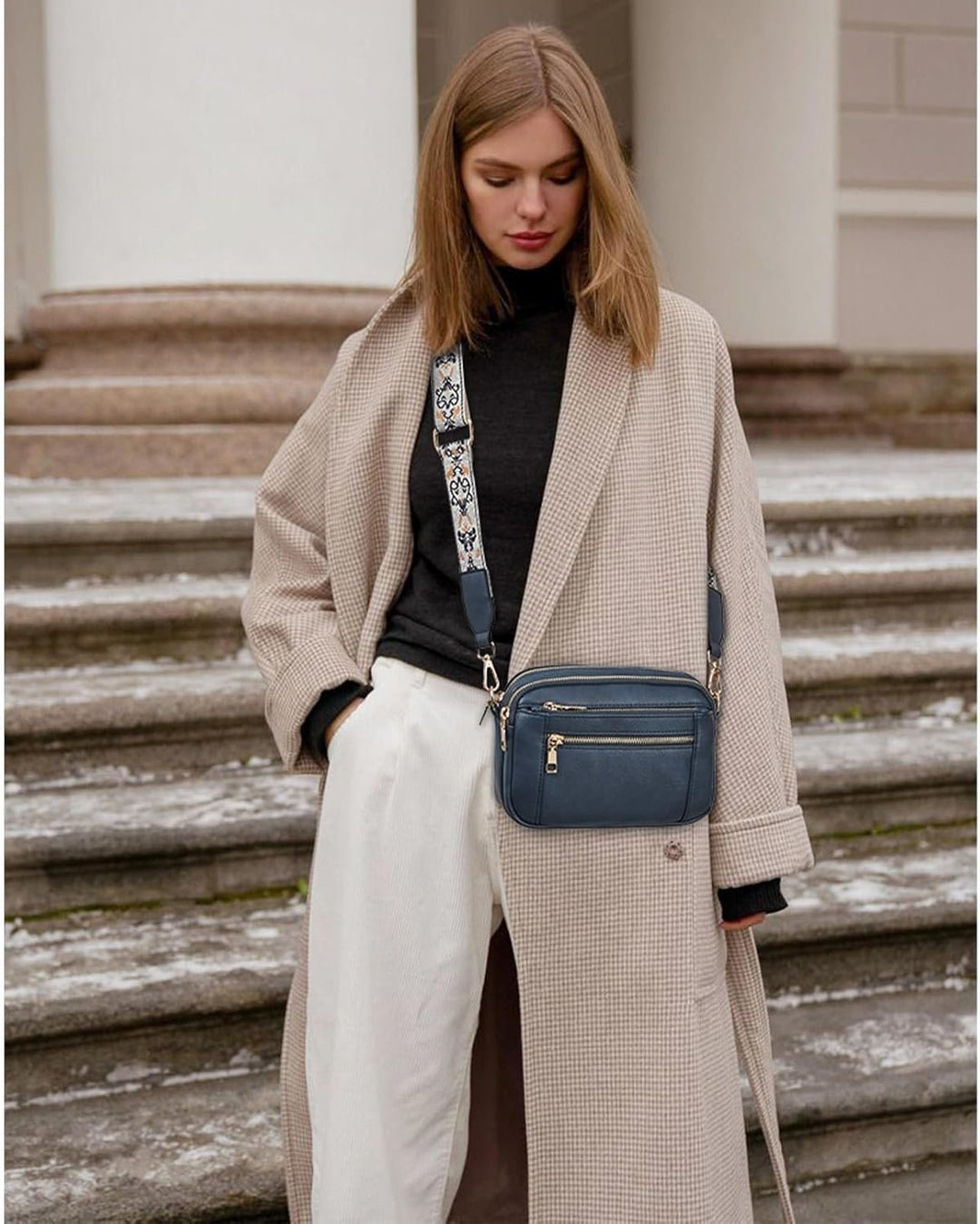Sophia | Refined Leather Shoulder Bag
