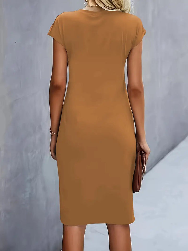 Adelina | Round Neck Dress