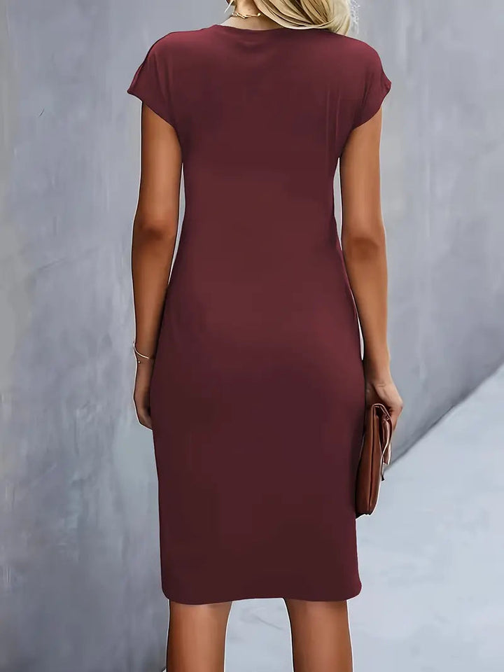 Adelina | Round Neck Dress