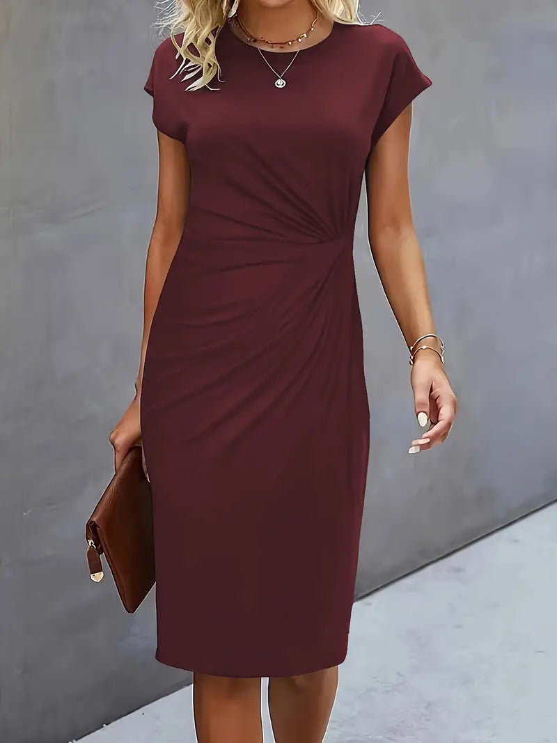 Adelina | Round Neck Dress