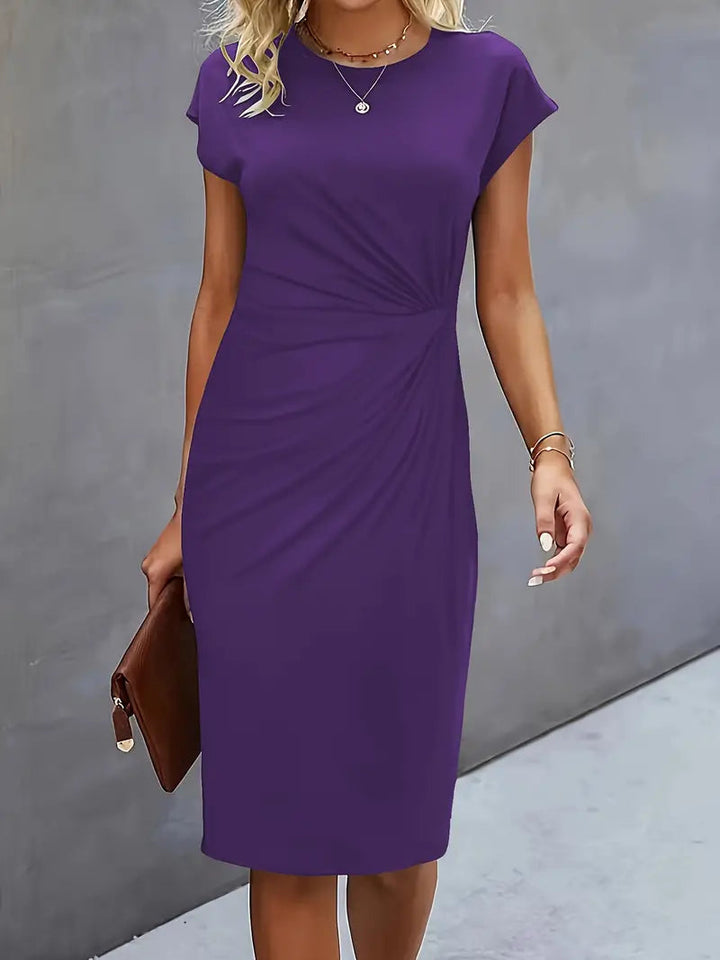 Adelina | Round Neck Dress