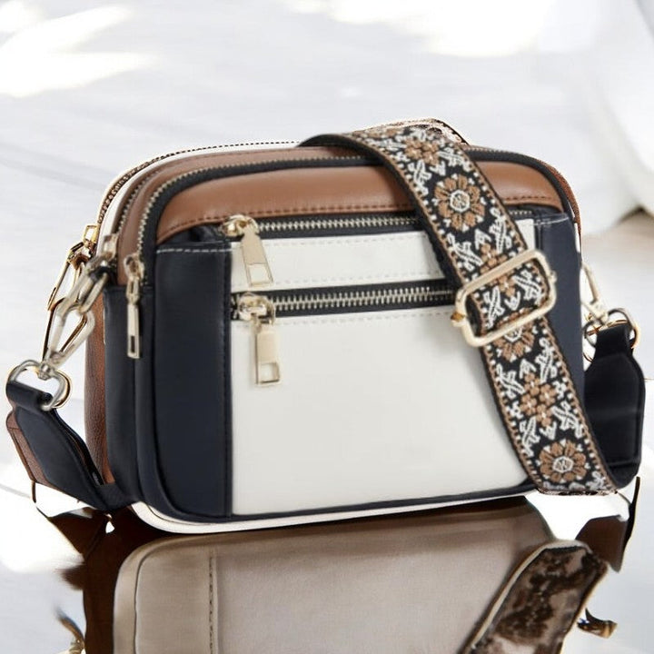 Sophia | Refined Leather Shoulder Bag
