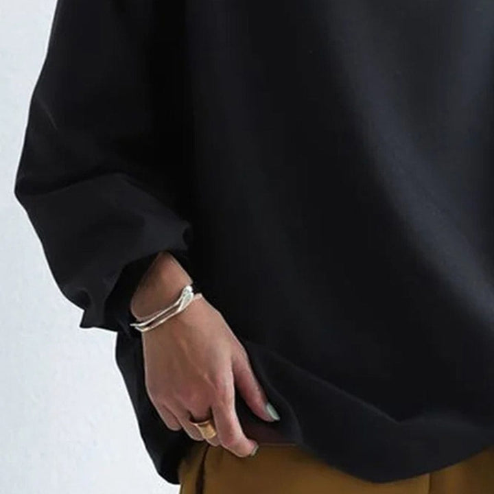 Elena | Minimalist Mock Neck Sweater