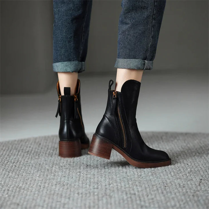 Margaret | Elegant Leather Boots
