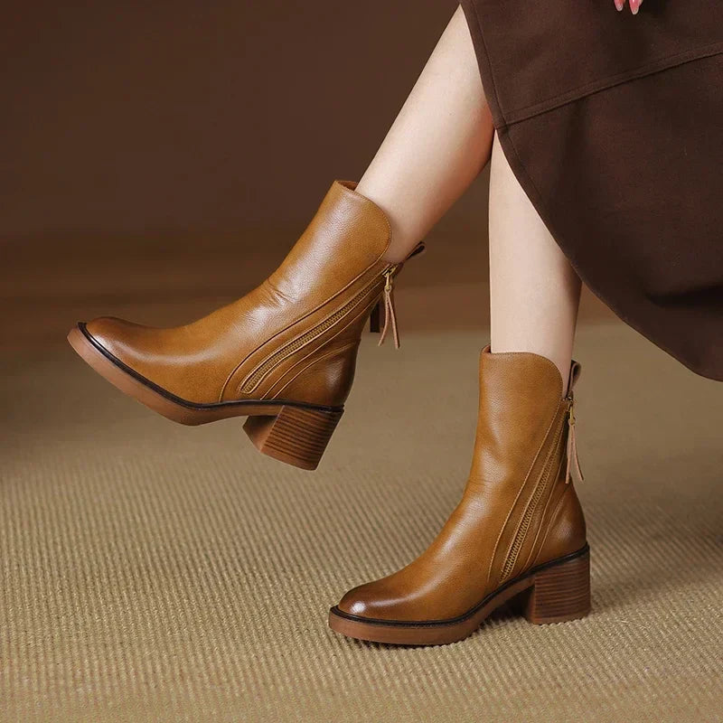 Margaret | Elegant Leather Boots