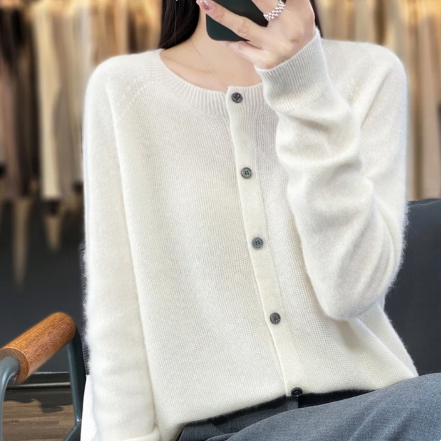 Vivienne | Soft Wool Blend Cardigan
