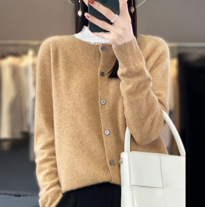 Vivienne | Soft Wool Blend Cardigan