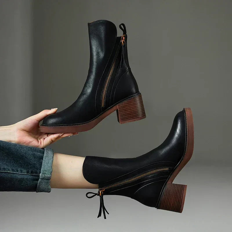 Margaret | Elegant Leather Boots