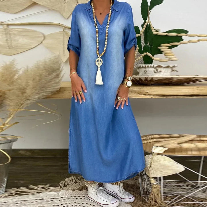 Gloria | Comfortable Denim Dress