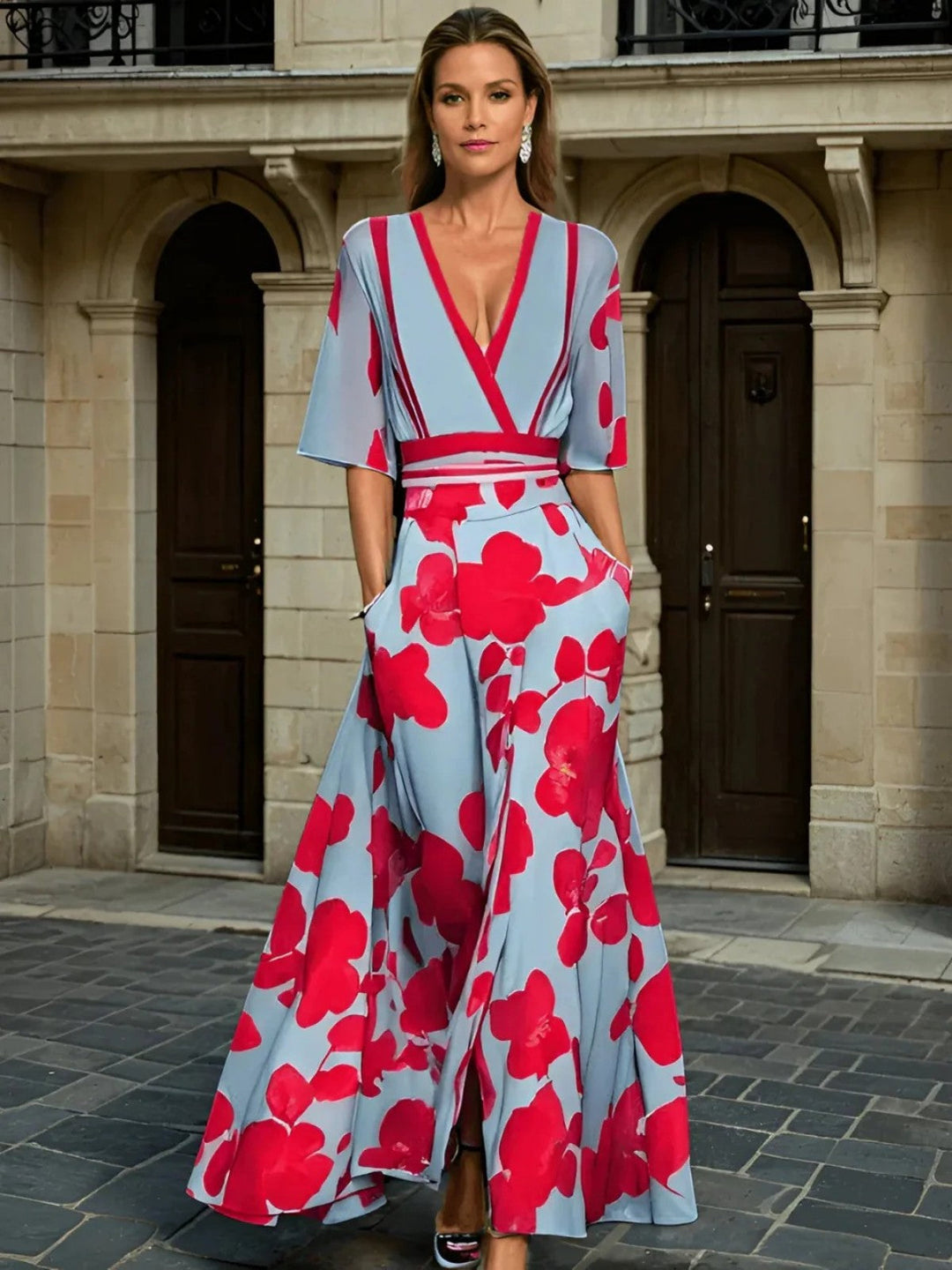 Kali | Milano Design Sleeved Dress