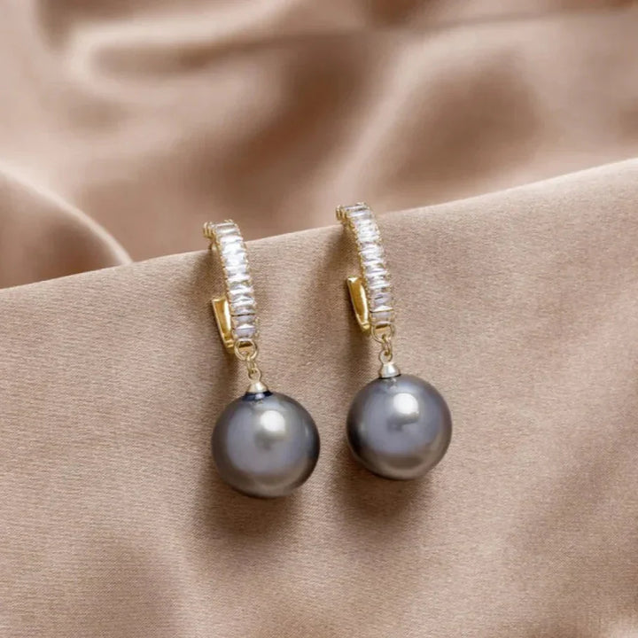 Alanna | Pearl & Zirconia Earrings
